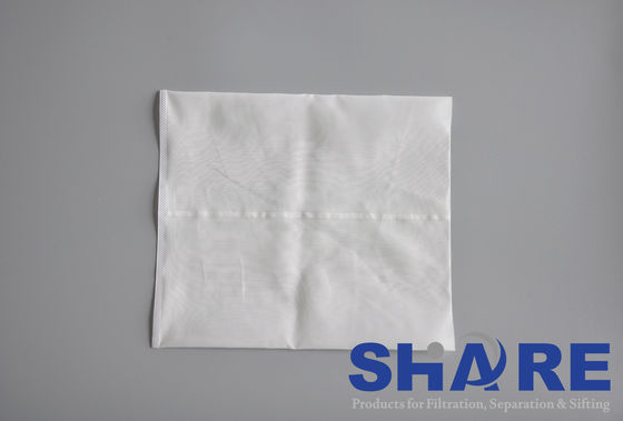 Custom Size Synthetic Mesh Filter Bags Flat Style Organic Cotton Nut Milk Bag